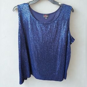 JM Studio Dazzling Sequin Top